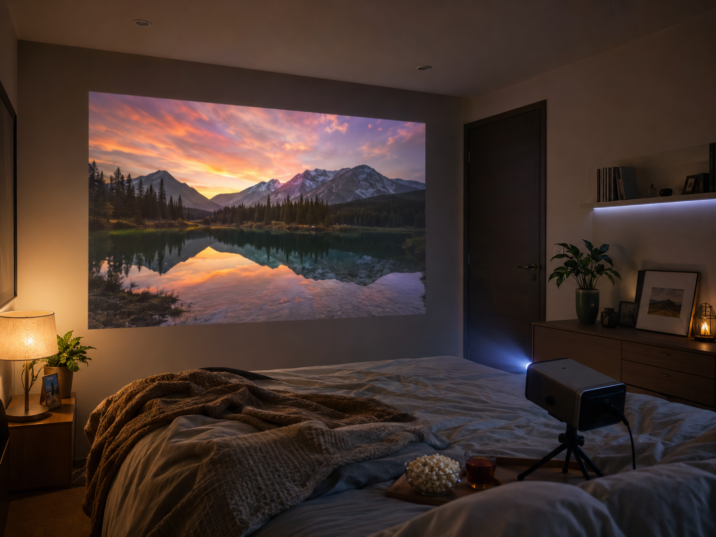 Bedroom Projector Setup: Throw Distance, Screen Size & Placement Guide
