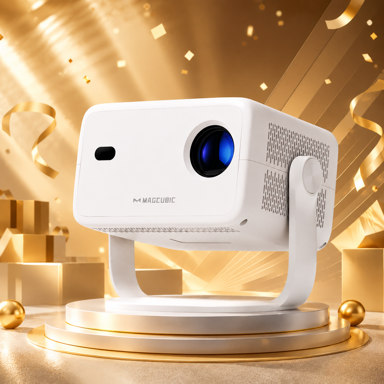 Magcubic L018 Native 1080P Projector – 650 ANSI, 4K, Wi-Fi 6