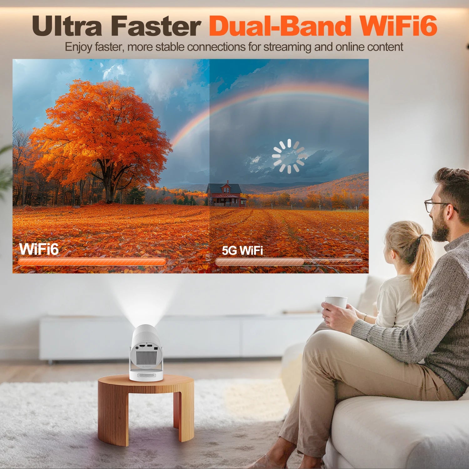 Magcubic HY300 Ultra Projector with WiFi 6