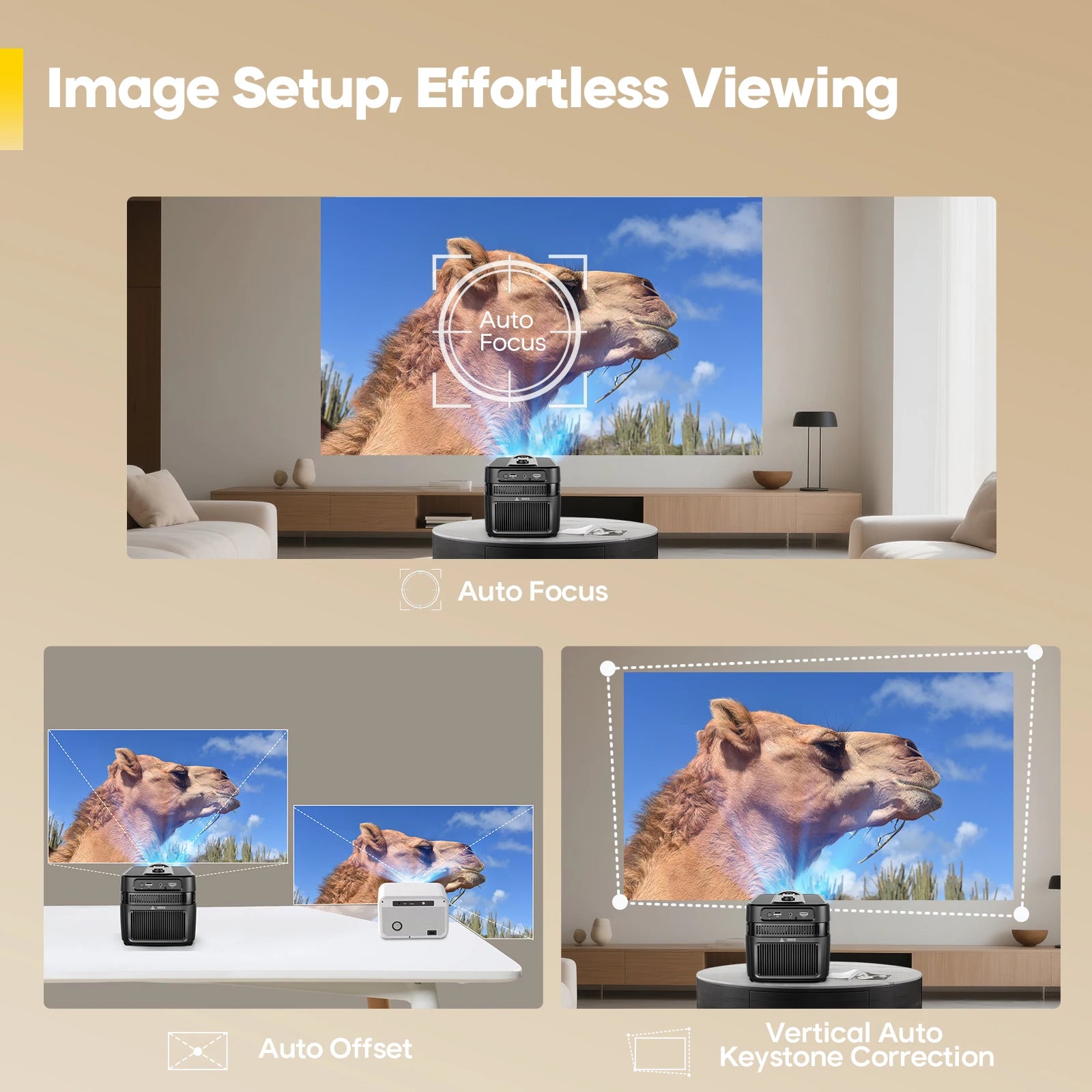 HY450C Projector with Auto Focus