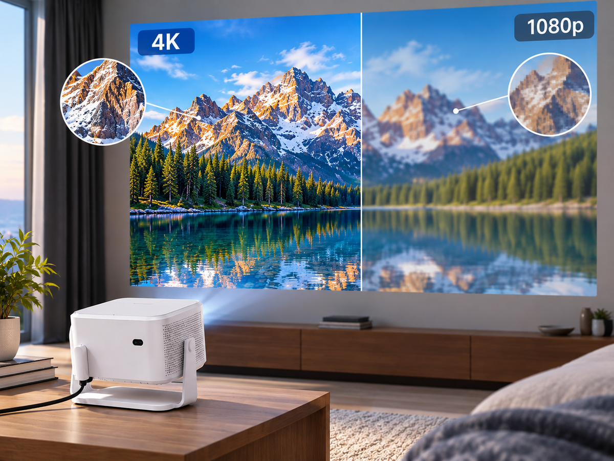 4K Projector vs Smart Projector: Which Is Better for Home Movies?