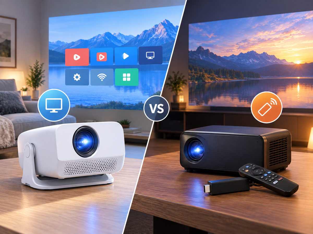 Streaming Stick vs Built-In Smart Projector: What’s More Reliable?