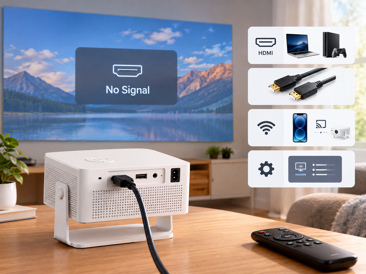 Projector Troubleshooting: What to Do When HDMI Shows “No Signal”