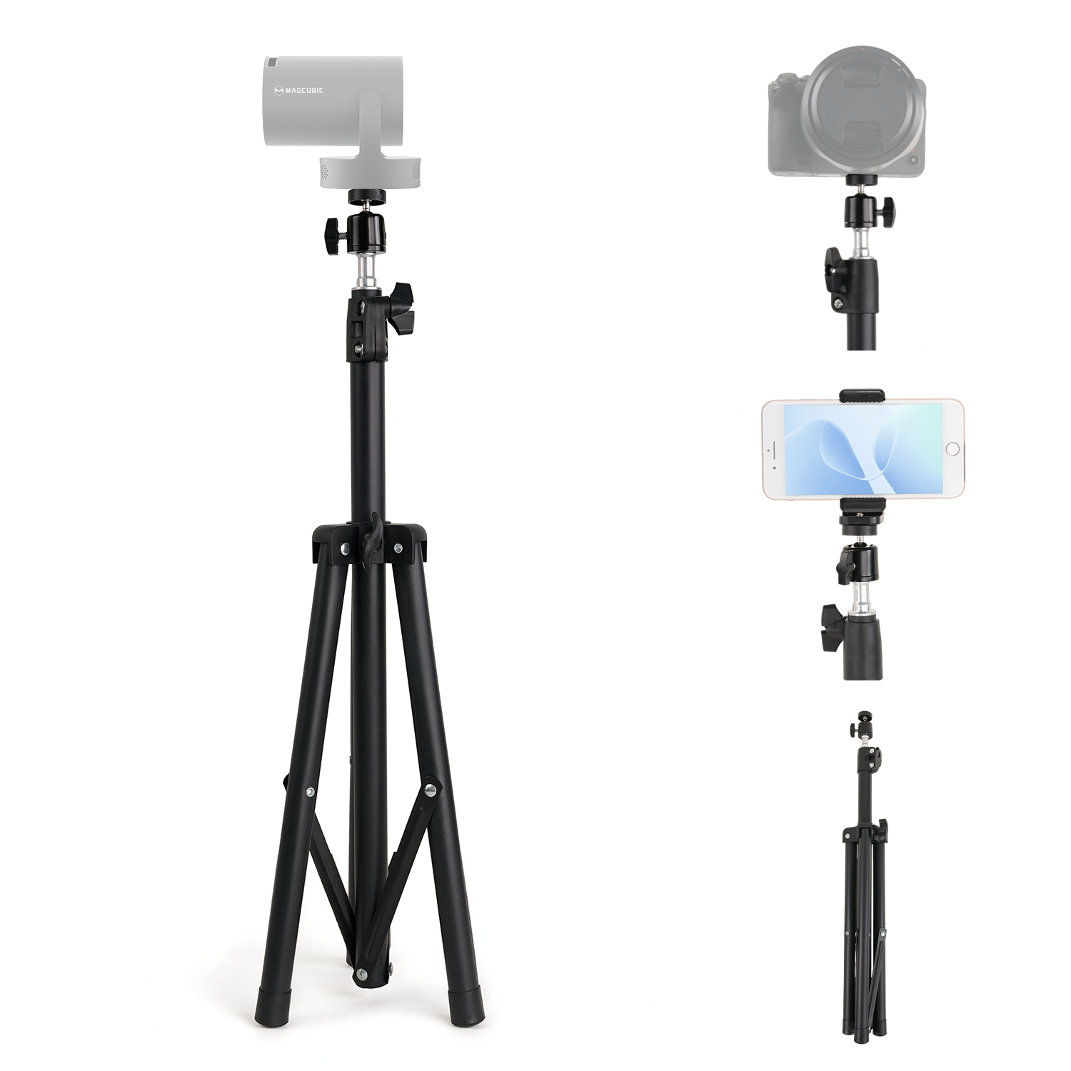 Magcubic Projector Stand Height Adjustable with 1/4 Inch Mounting Screw
