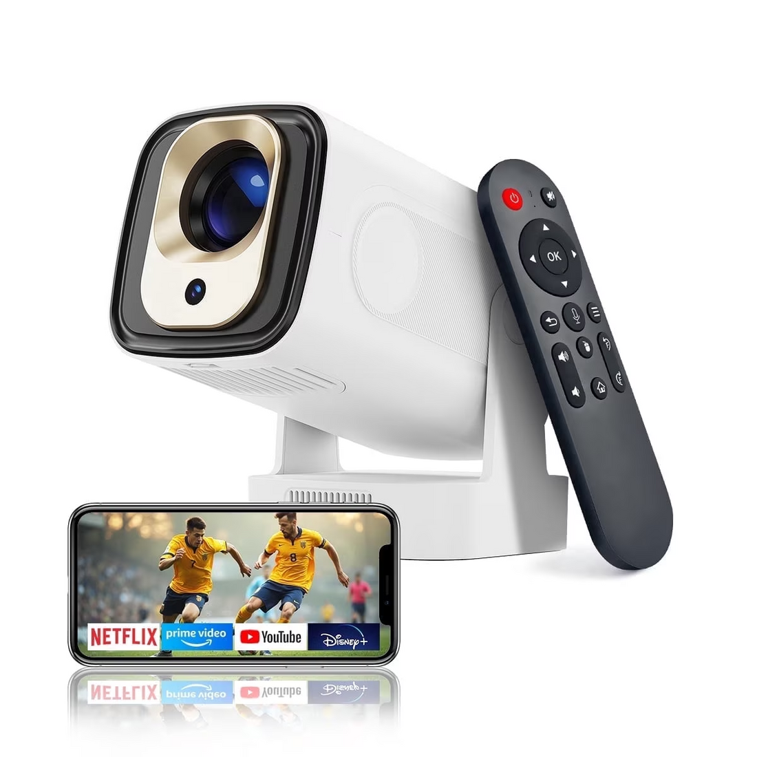 Magcubic HY310 Mini Portable Projector - Air Mouse & Voice Control ...