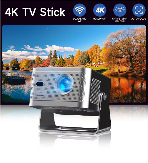 Magcubic 650ANSI Portable Projector | Native 1080P with 8K Input Auto Keystone & Focus, Outdoor Friendly
