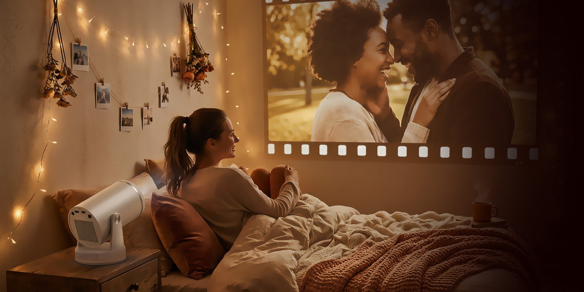 Magcubic HY320 Pro projector lifestyle product image
