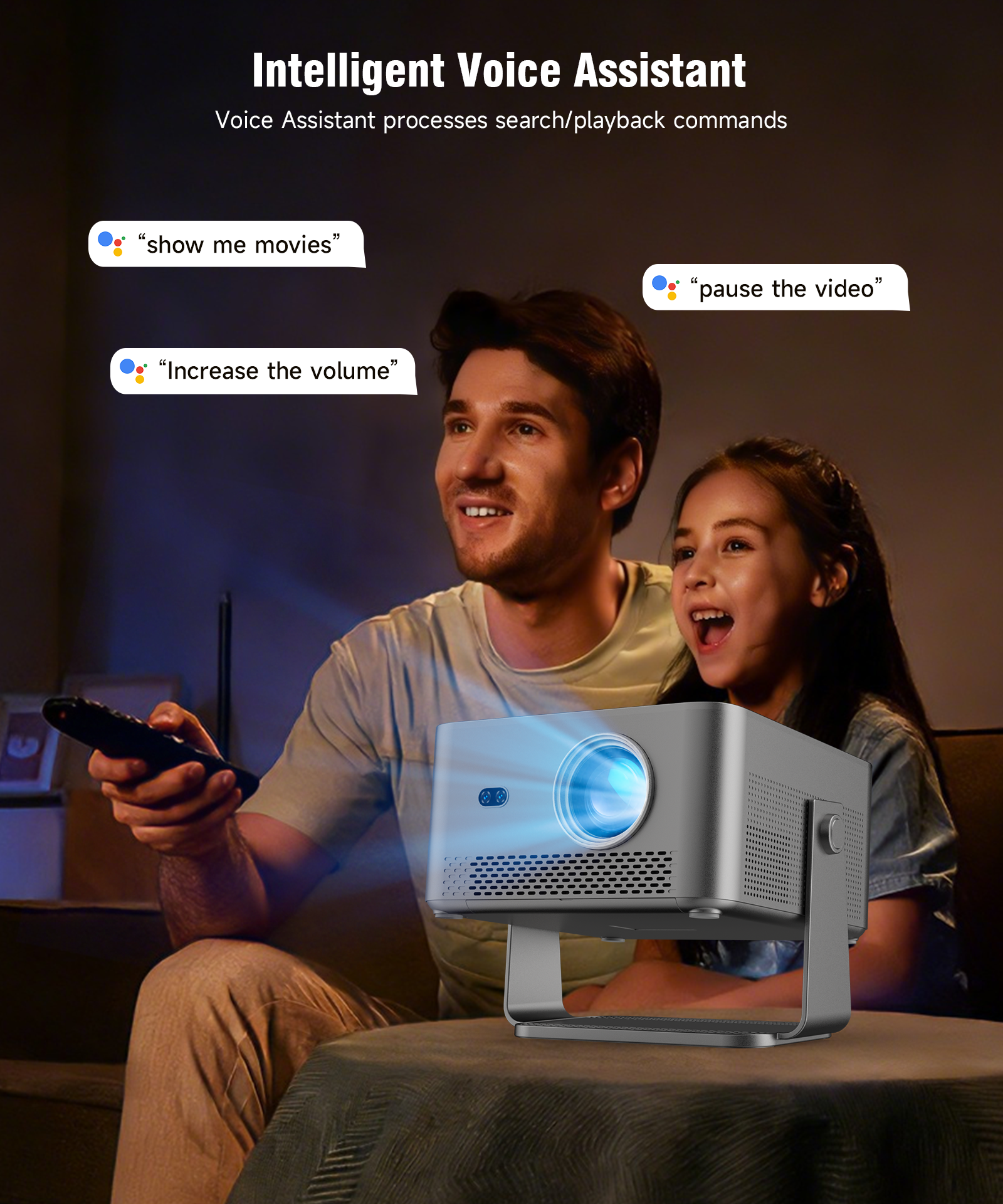 Magcubic HY450GT 1080P Native Projector Auto Focus  1100ansi Projector 4K Portable Beam Home Theater