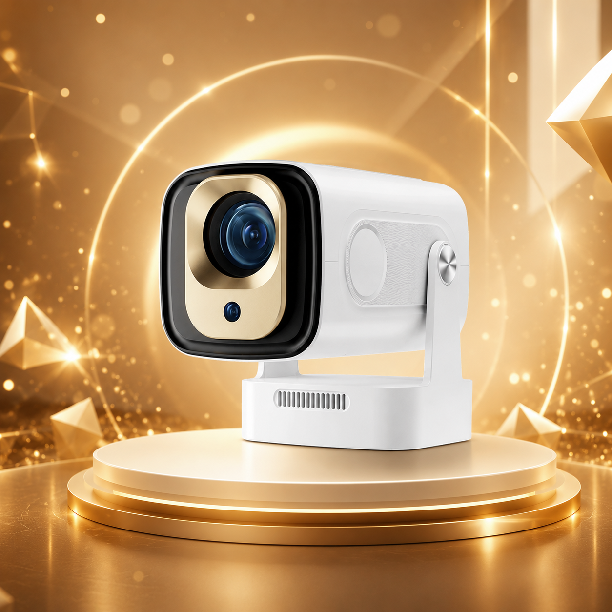 Magcubic HY310 Smart Mini Projector — Native 1080P Portable Home Theater Projector with Android 14, Auto Focus, 8K Video Support, 260 ANSI Lumens and Air Mouse Voice Remote（Promotional Price）