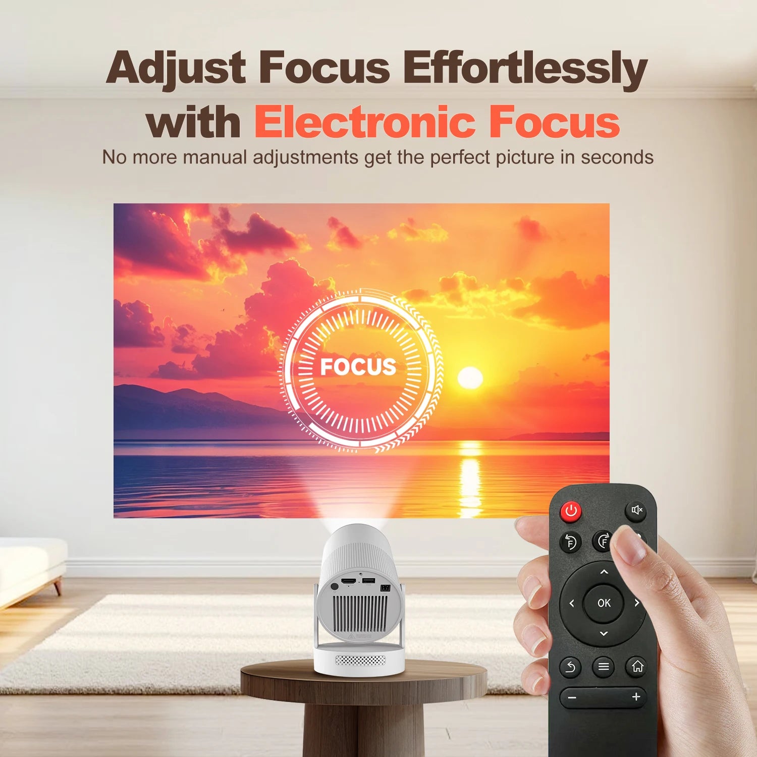 Magcubic HY300 Ultra Projector with Electronic Focus