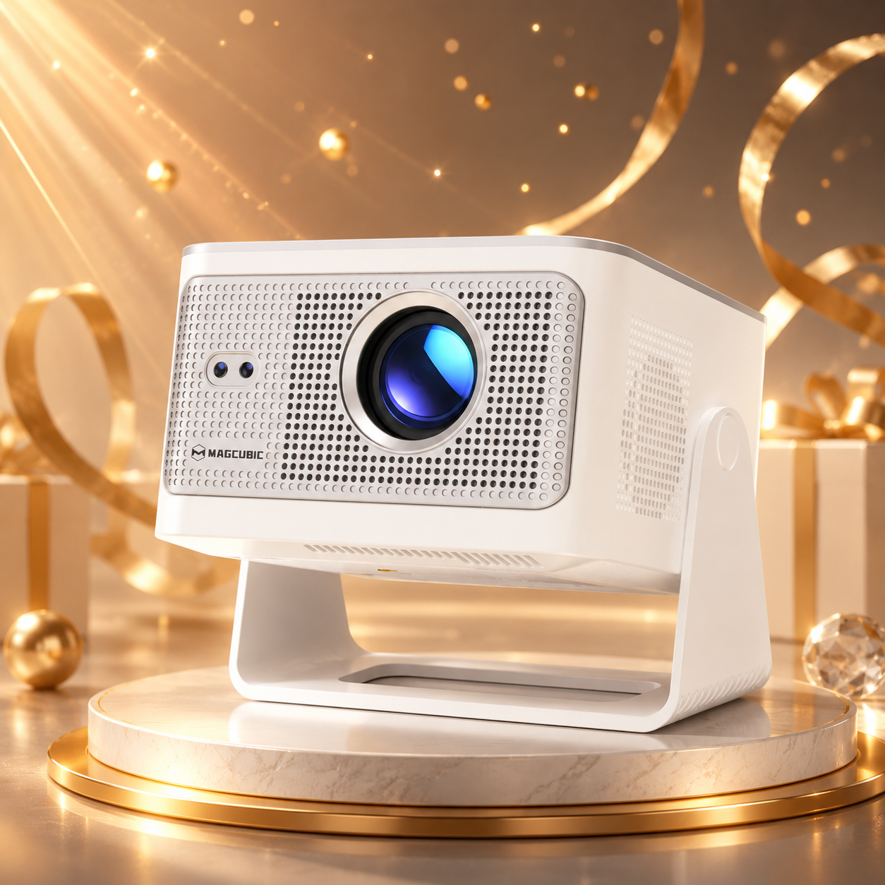 Magcubic HY350MAX 600 ANSI Portable Projector | Android 14 Native 1080P with 8K Input,  Auto Keystone & Focus, Outdoor Friendly（Promotional Price）