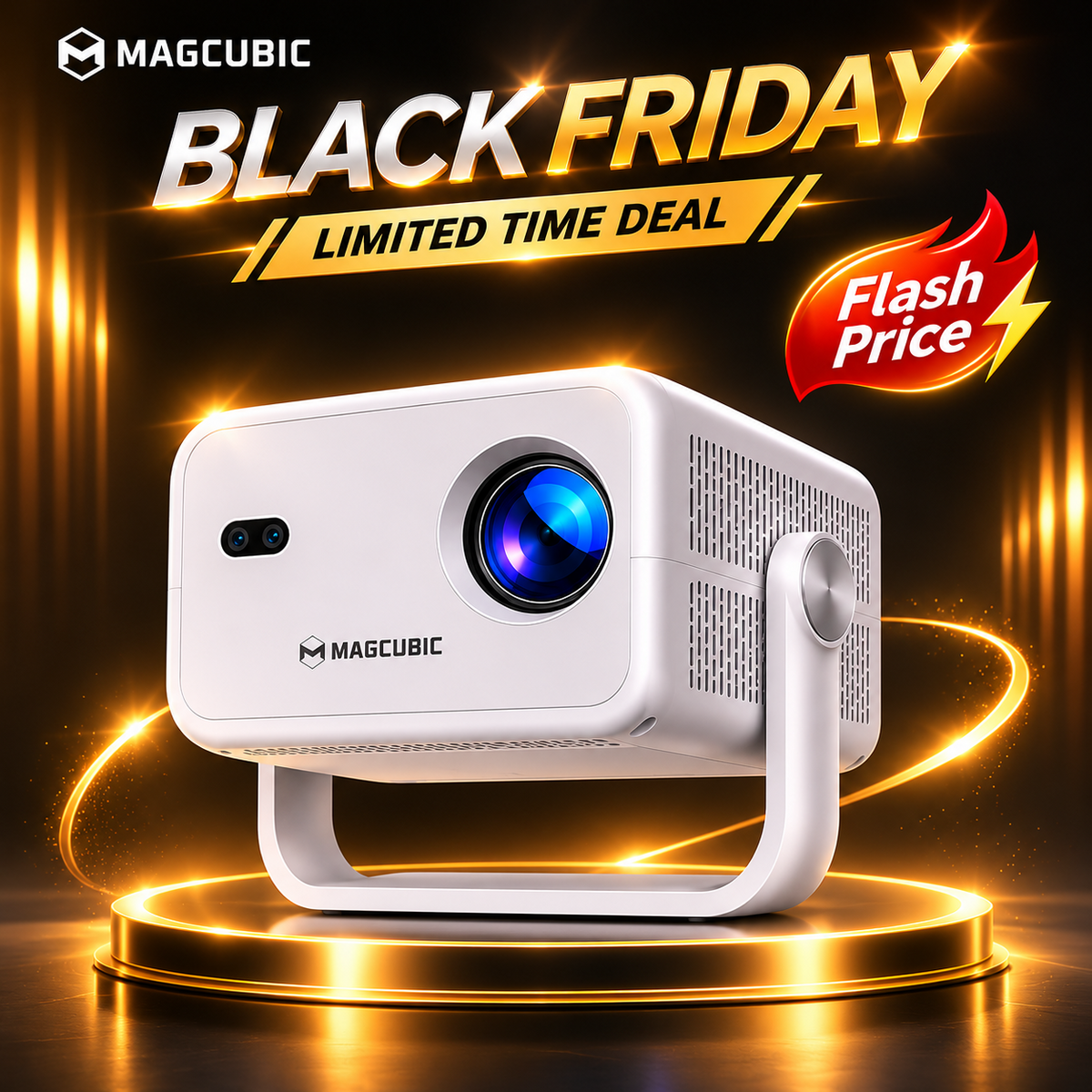 Magcubic L018 Home Theater Projector — Native 1080P Full HD, 650 ANSI Lumens（Promotional Price）