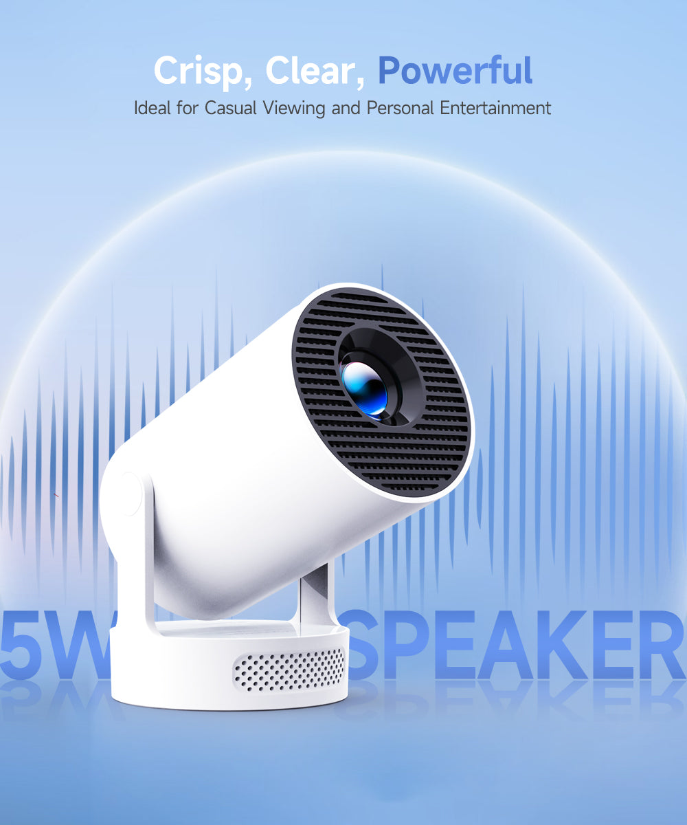 Magcubic 4K HY300 Pro+ Projector Built in 5W Speaker 1280*720P Android 14 8000 Lumens Wifi6 BT5.4 Outdoor Portable Projector