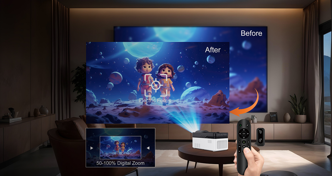 More Convenient One-Key Electronic Focus