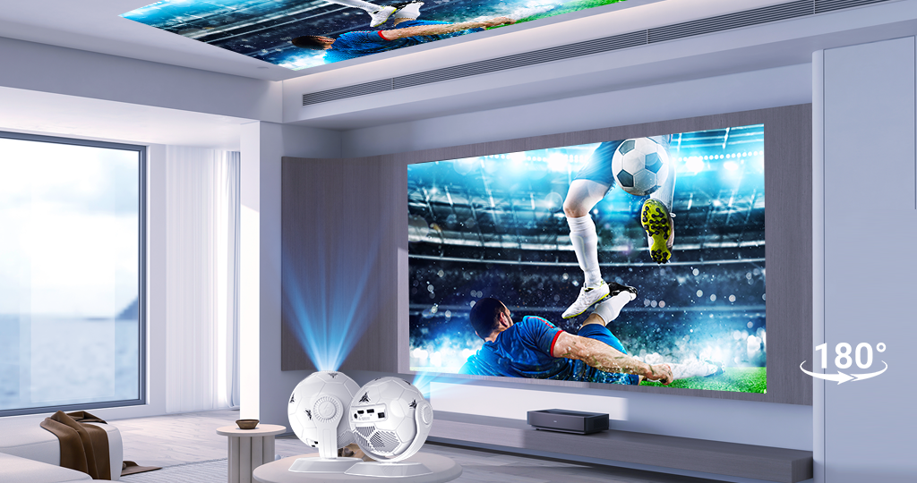 Fully Flexible 180° Rotation  Designed for Soccer Fans